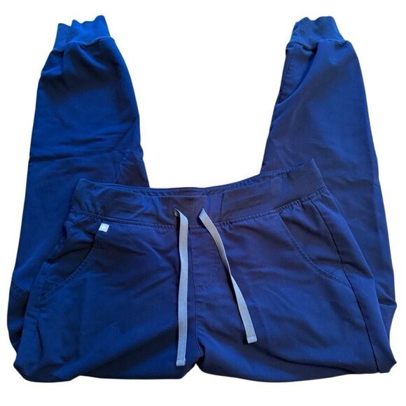 Figs Zamora Jogger Womens Scrub Pant Blue Pockets Technical Collection s… - Picture 1 of 4